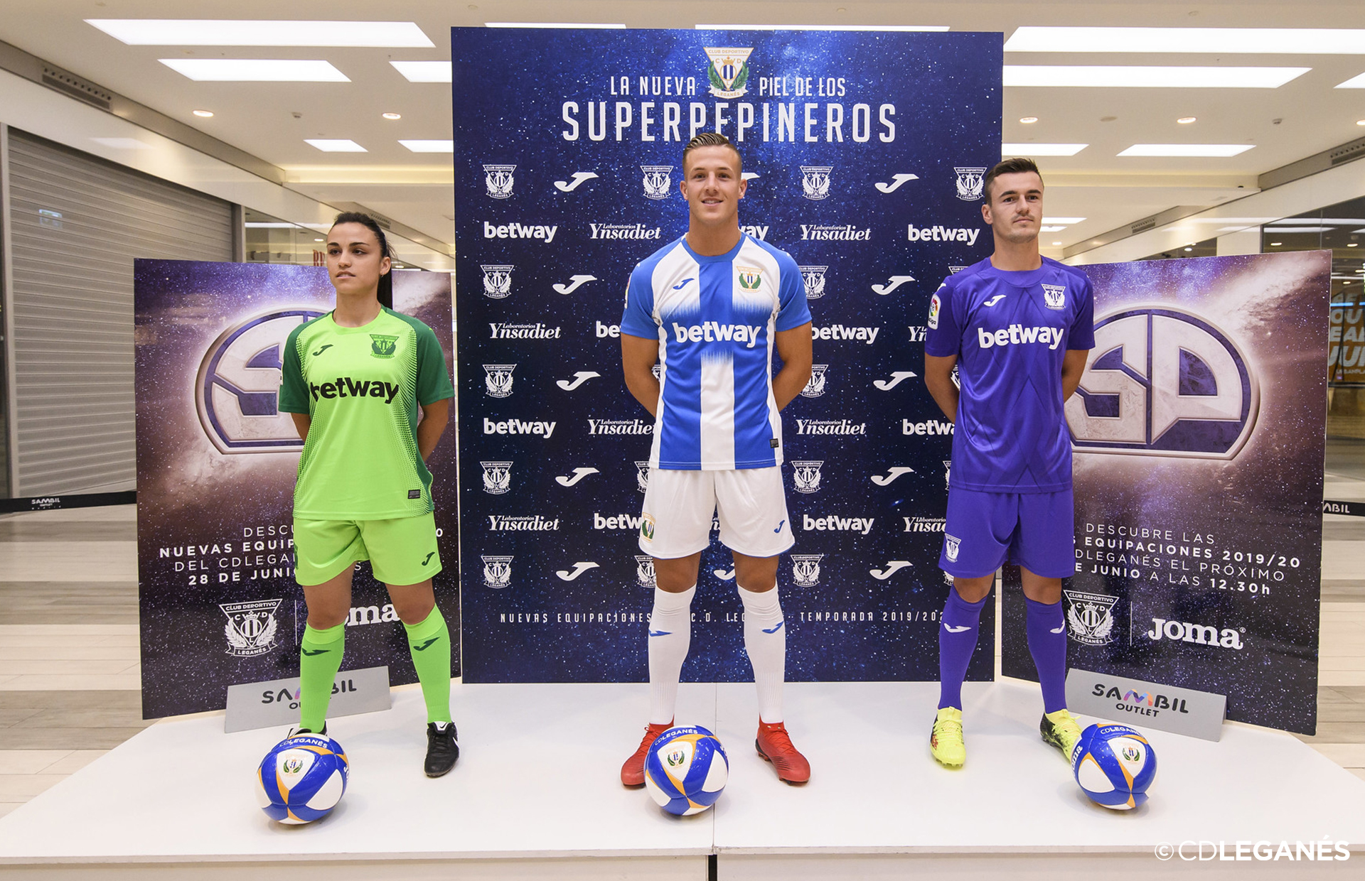 Equipacion del store leganes 2019