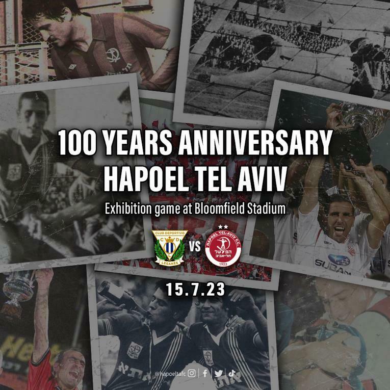 C.D. Leganés, invited to commemorate the centenary of Hapoel Tel Aviv