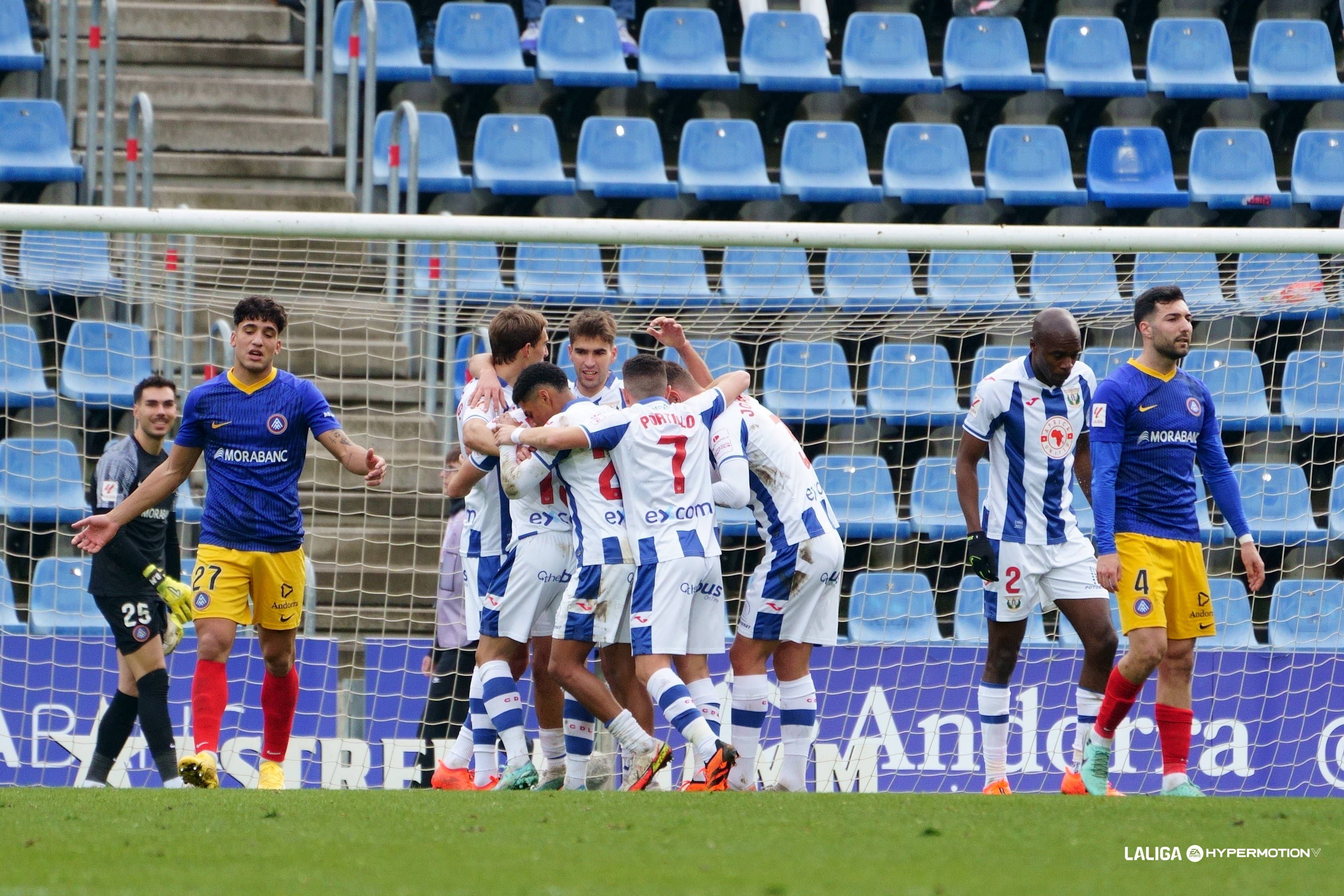 Posiciones de club deportivo leganés contra fc andorra