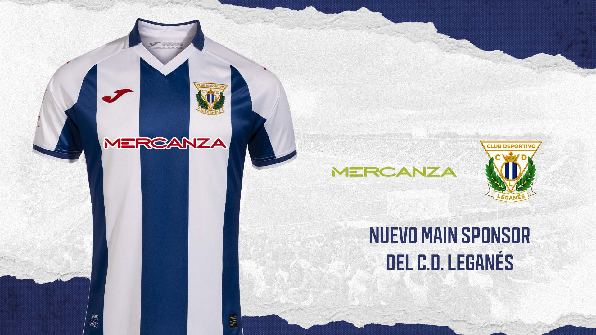 El C.D. Leganés firma con Mercanza como nuevo sponsor principal C.D