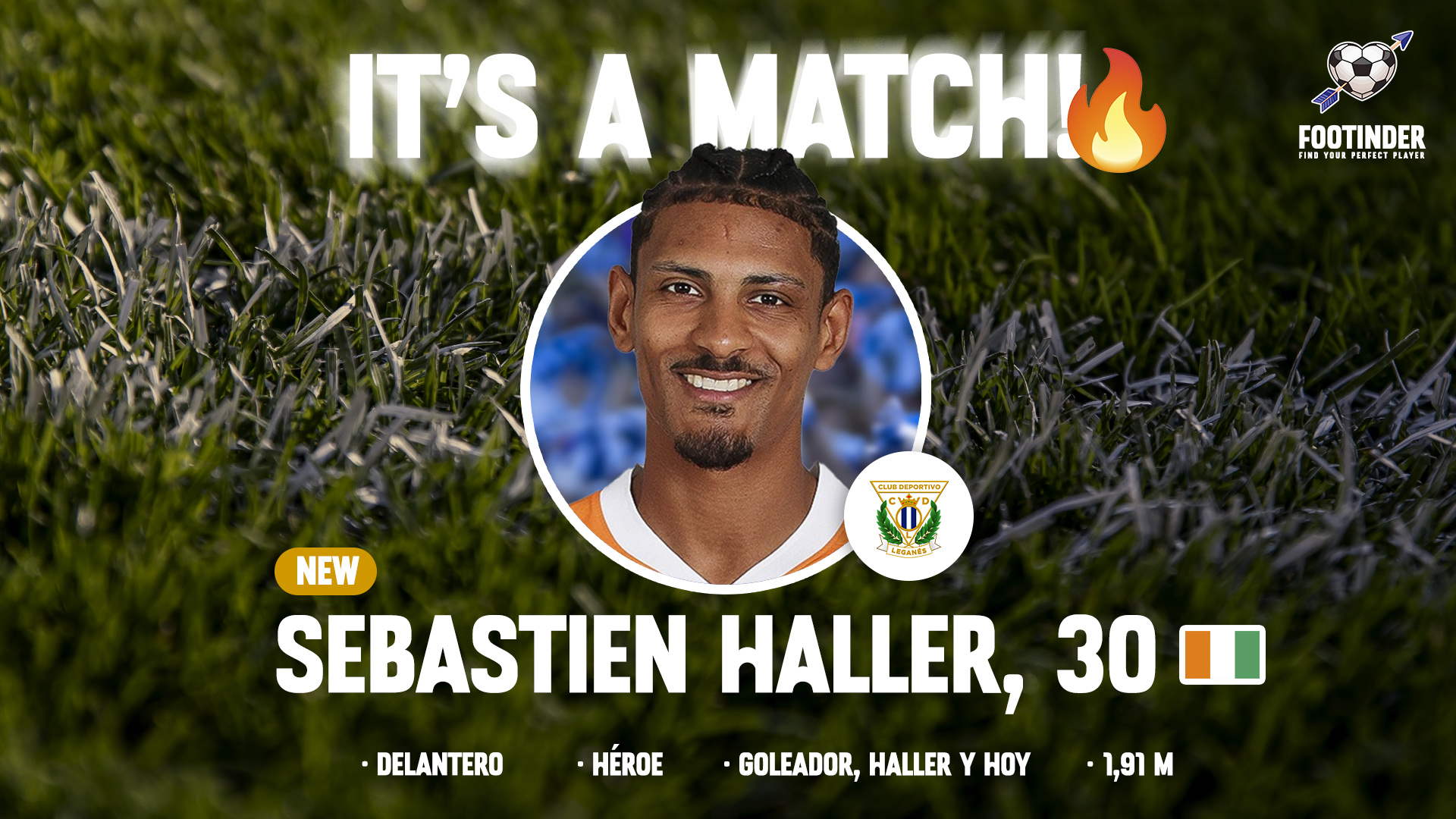 CD Leganés completes its forward line with the arrival of Sébastien Haller | CD Leganés