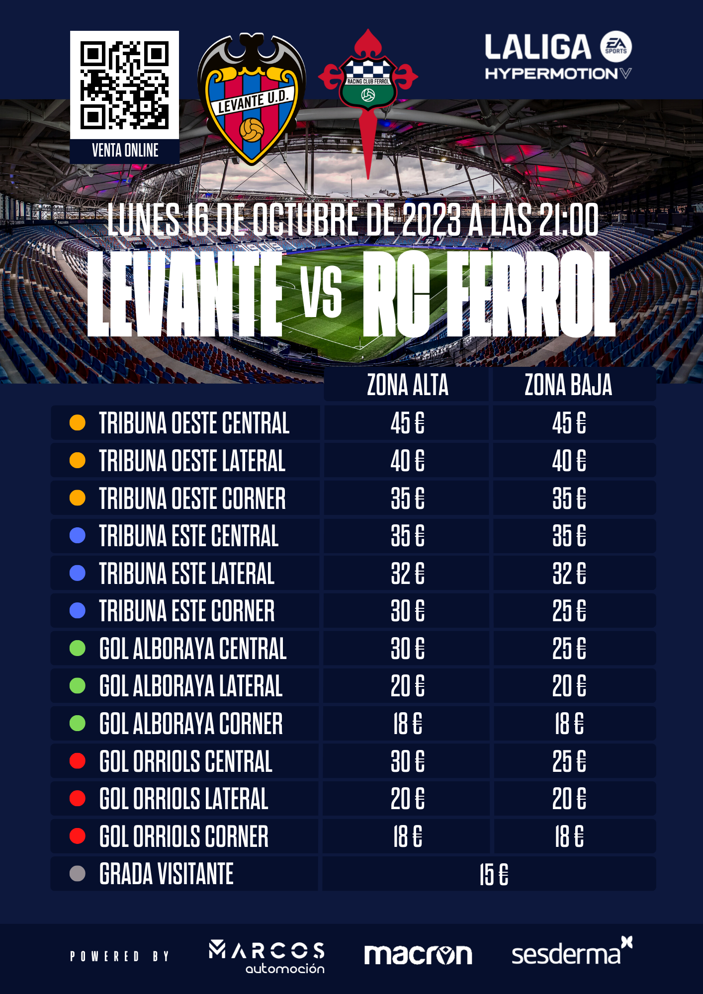 Racing Club Ferrol - Levante, Segunda Division 2024, Spain