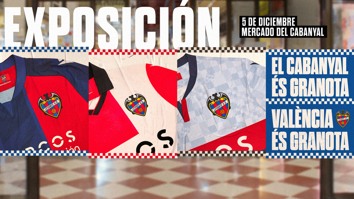 Levante UD expone sus equipaciones en el Mercado del Cabanyal | Levante ...
