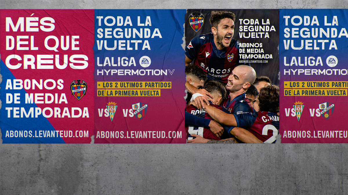 El Levante UD lanza su campaña de abonos de media temporada | Levante ...