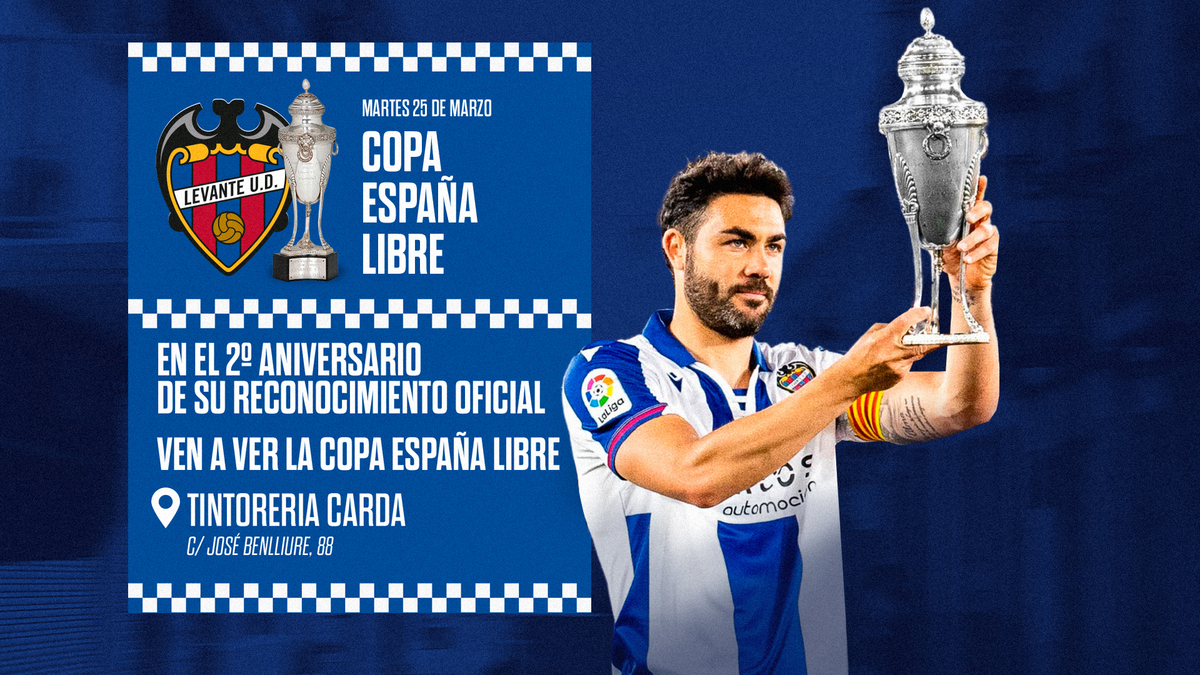 La Copa España Libre se exhibirá el martes en la Tintorería Carda ...