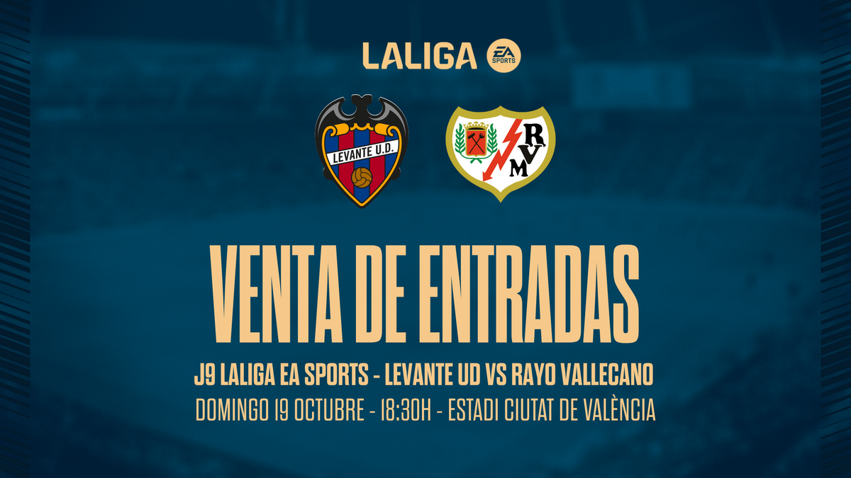 ENTRADAS | A la venta las localidades para el encuentro Levante UD ...
