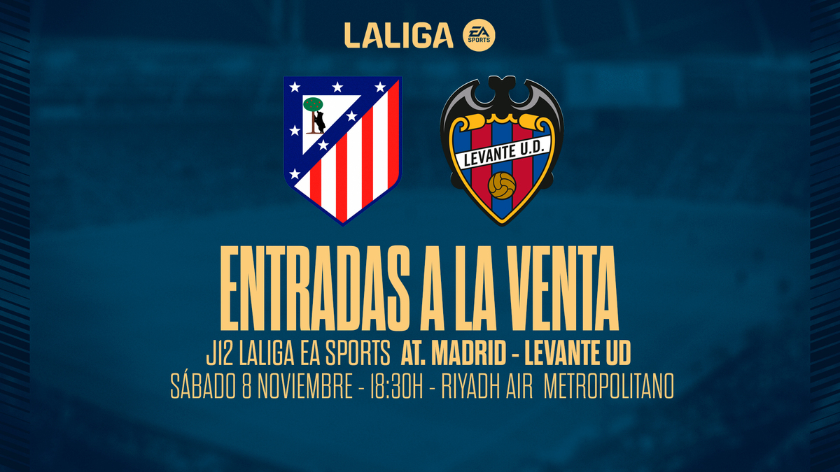 ENTRADAS | A la venta las localidades para el encuentro Atlético de ...