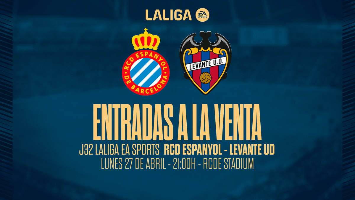 ENTRADAS| A la venta las localidades para el RCD Espanyol de Barcelona ...