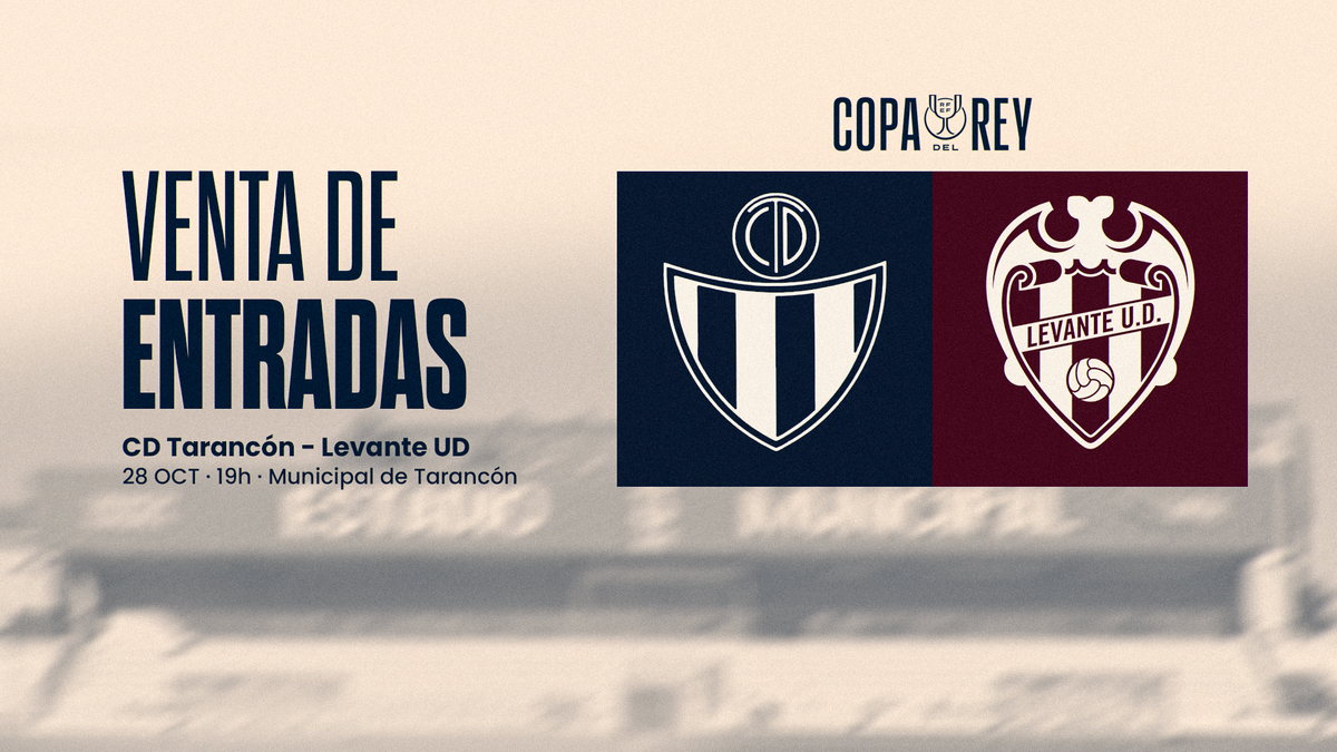 Tickets | Tickets are now on sale for CD Tarancón vs. Levante UD in the ...