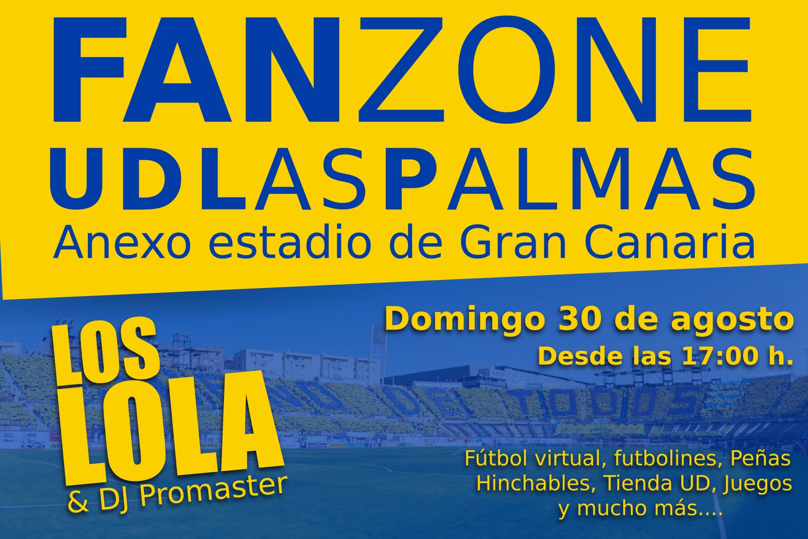 La "Fan Zone" de la UD Las Palmas se inaugura este domingo UD Las Palmas  Oficial