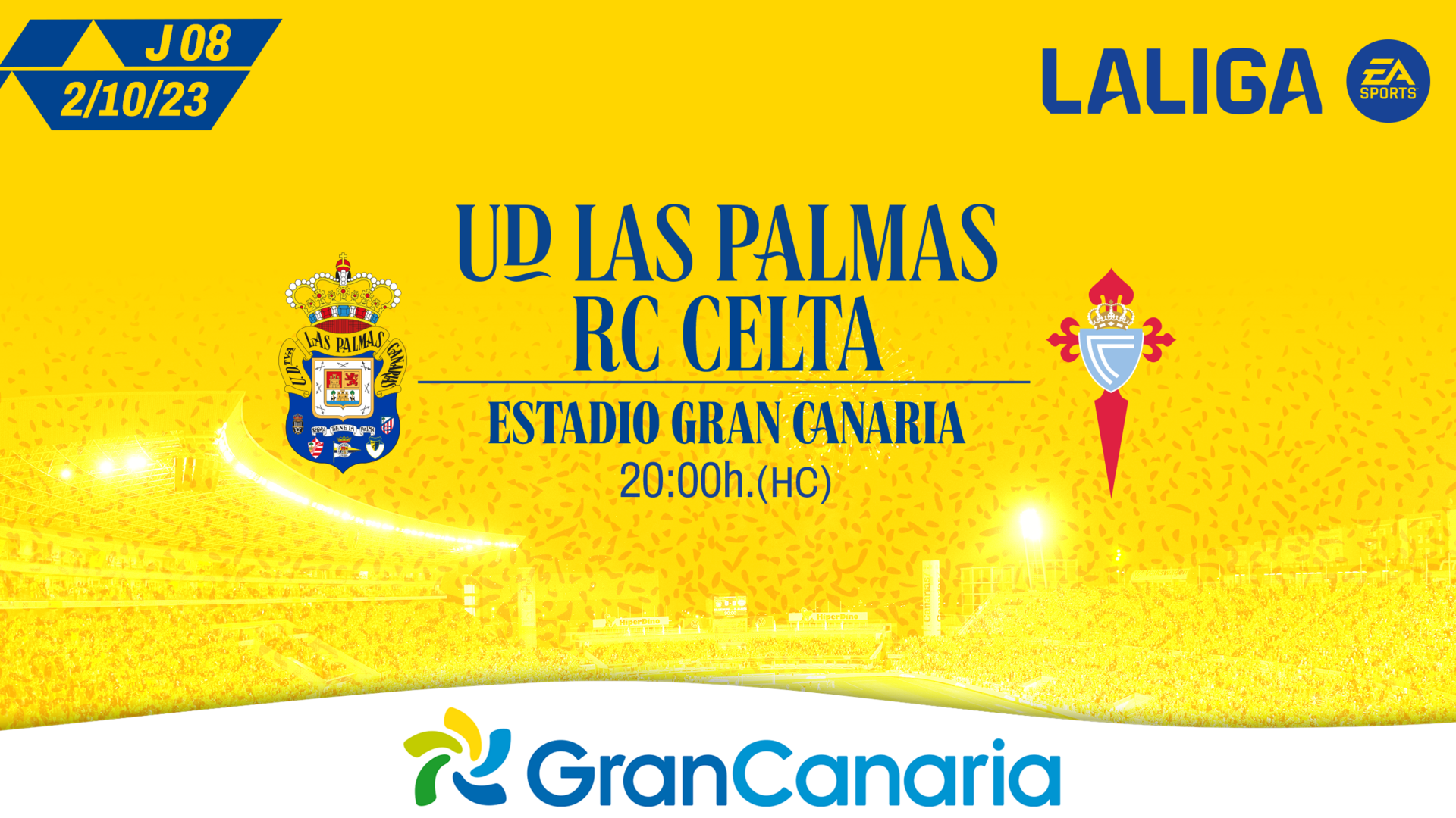 Se inicia la venta online de entradas para el partido UD Las Palmas vs RC Celta