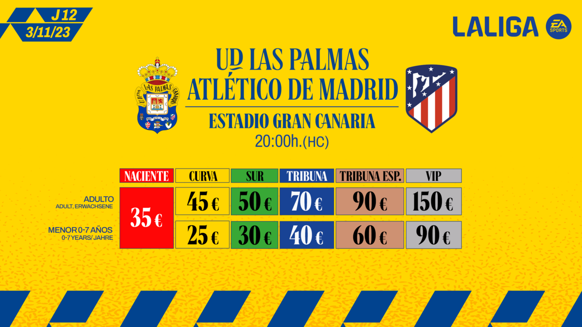 Las entradas para el partido ante el Atlético de Madrid, ya disponibles ...
