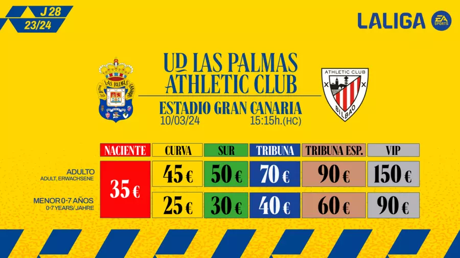 Arranca la venta para el partido ante el Real Madrid, declarado Día del  Club, UD Las Palmas