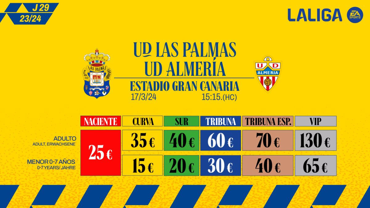 Se inicia la venta online de entradas para el partido ante la UD ...