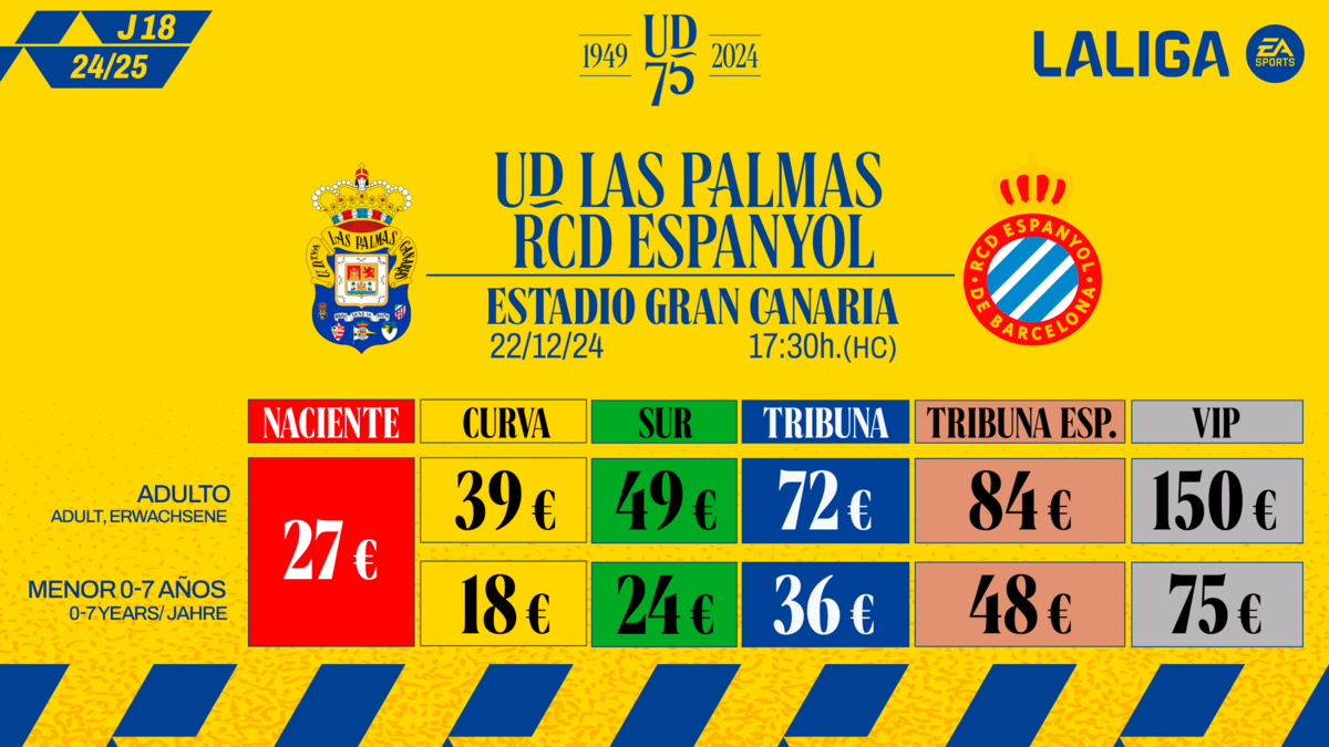 Se inicia la venta online de entradas para el partido ante el RCD ...