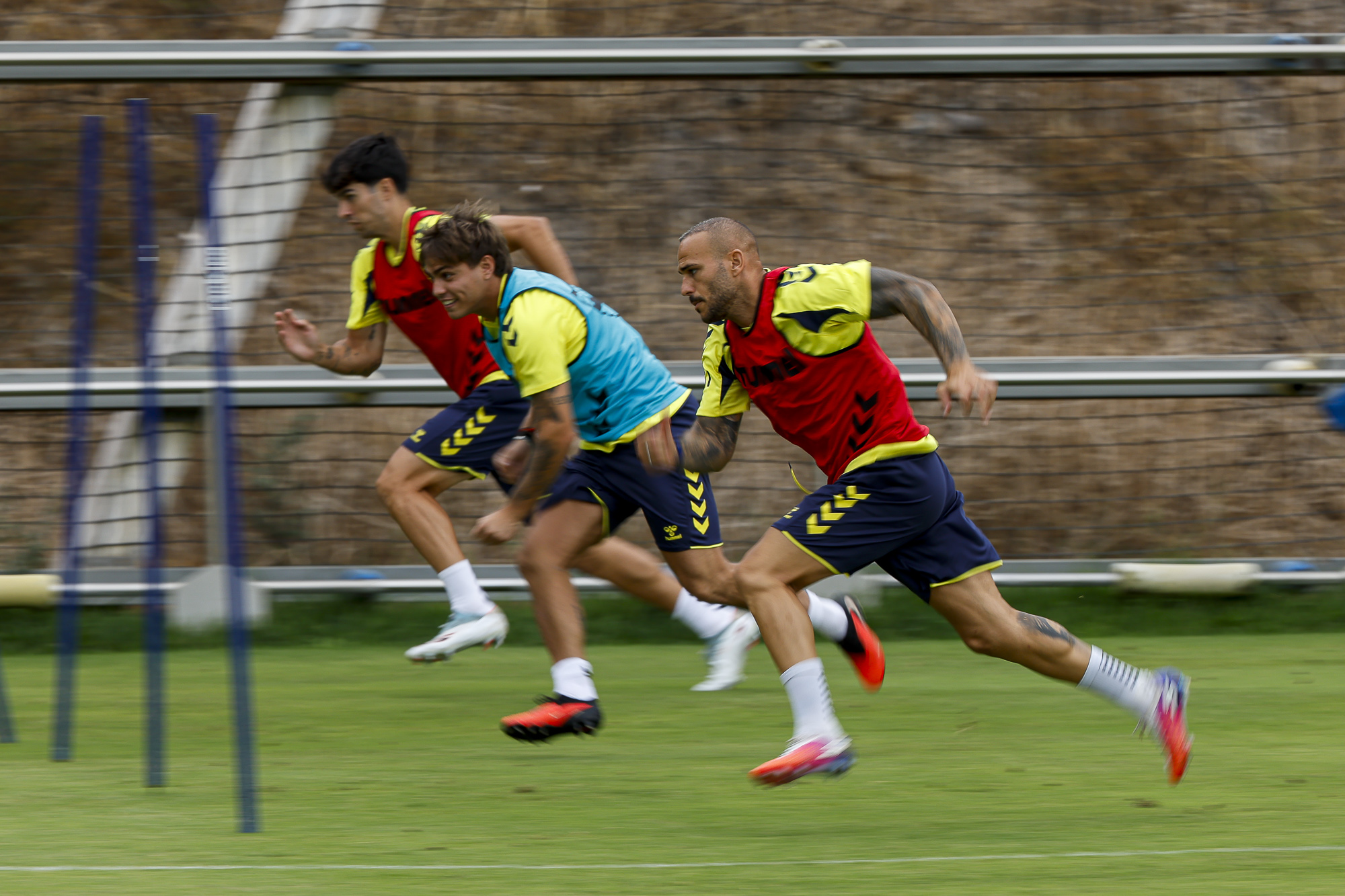 La UD Las Palmas completa su última sesión antes del estreno liguero