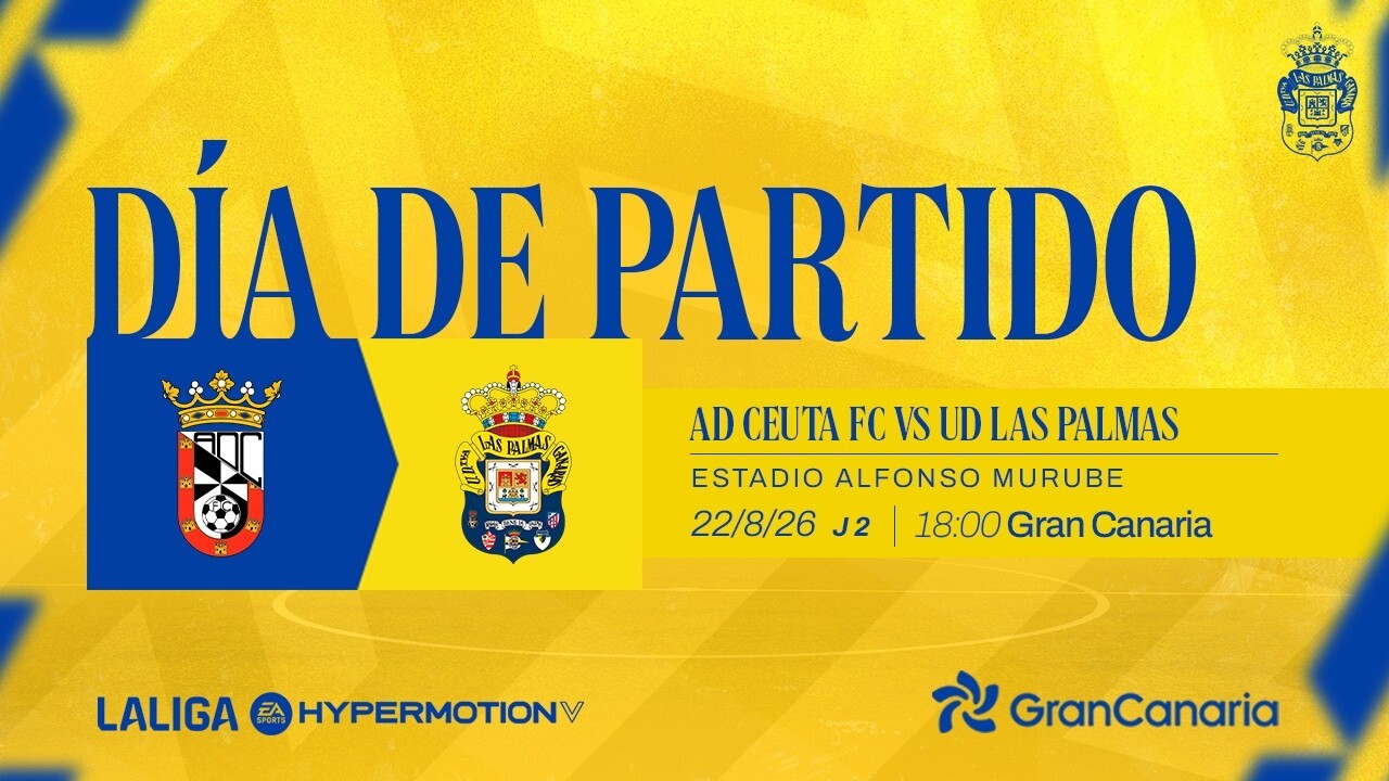 La UD Las Palmas busca dar continuidad a su buen inicio ante el Ceuta
