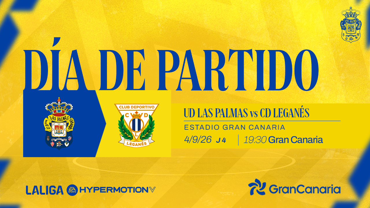 La UD Las Palmas afronta ante el Leganés su cuarto compromiso liguero