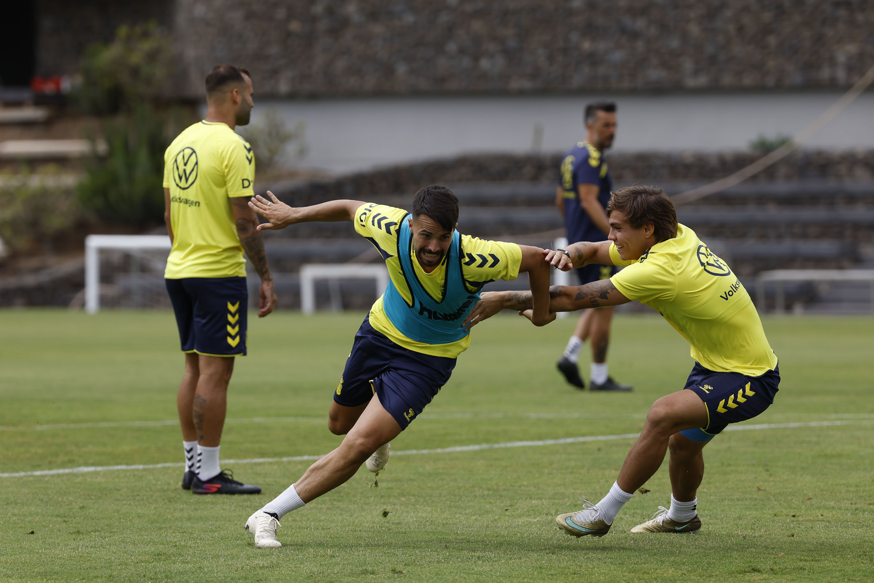 La UD Las Palmas continúa preparando el partido frente al Burgos