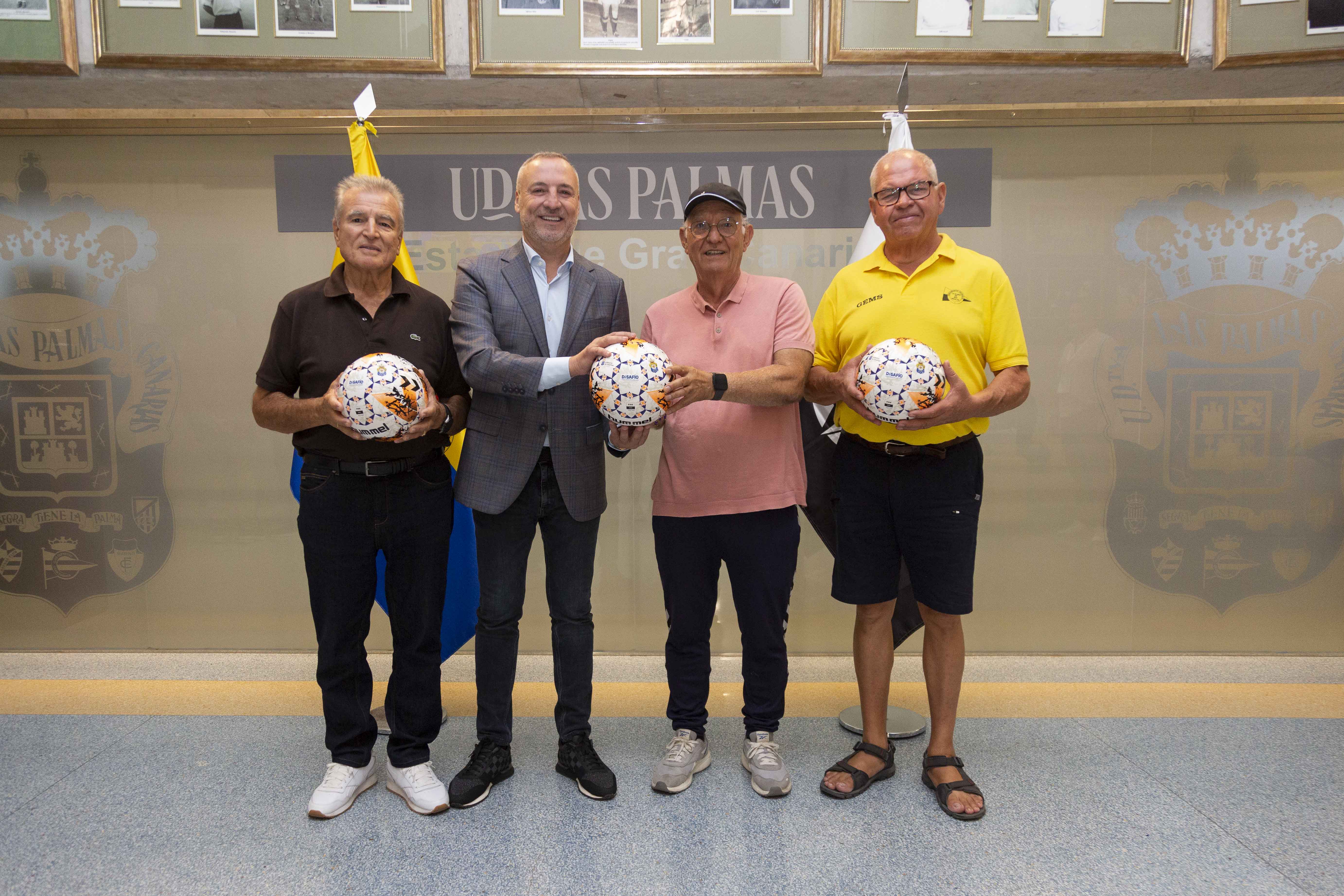 La UD Las Palmas comparte jornada de fútbol con cinco de sus clubes convenidos