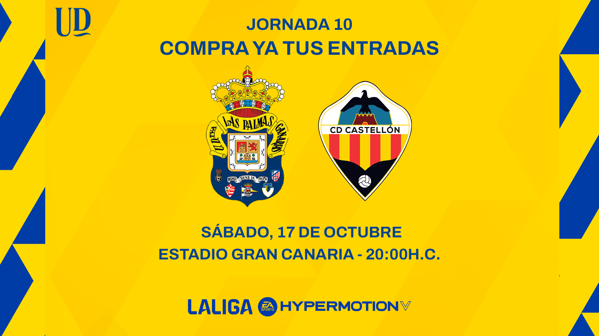 Se inicia la venta online de entradas para el partido UD Las Palmas vs CD Castellón