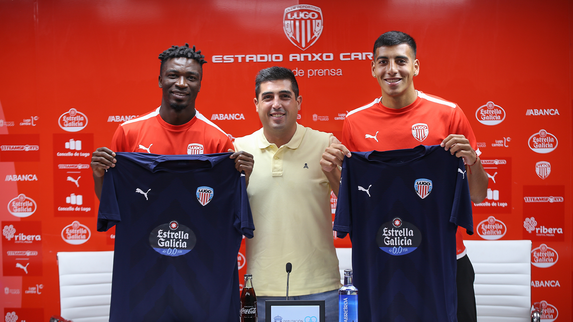 Presentación oficial de Thiago Ojeda y Sabit Abdulai CD Lugo Web