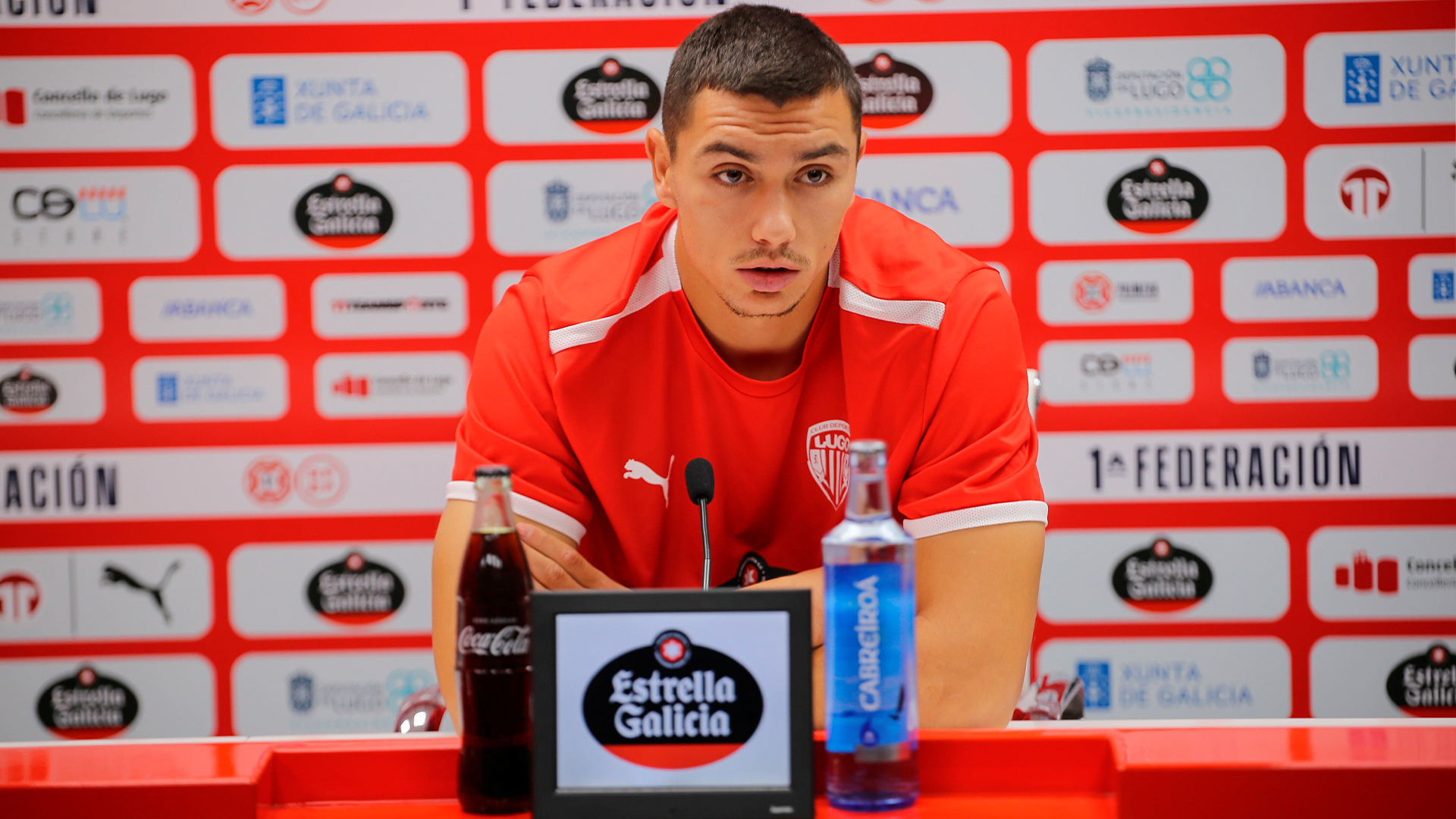 Rueda de prensa de Adrián Fuentes CD Lugo Web Oficial