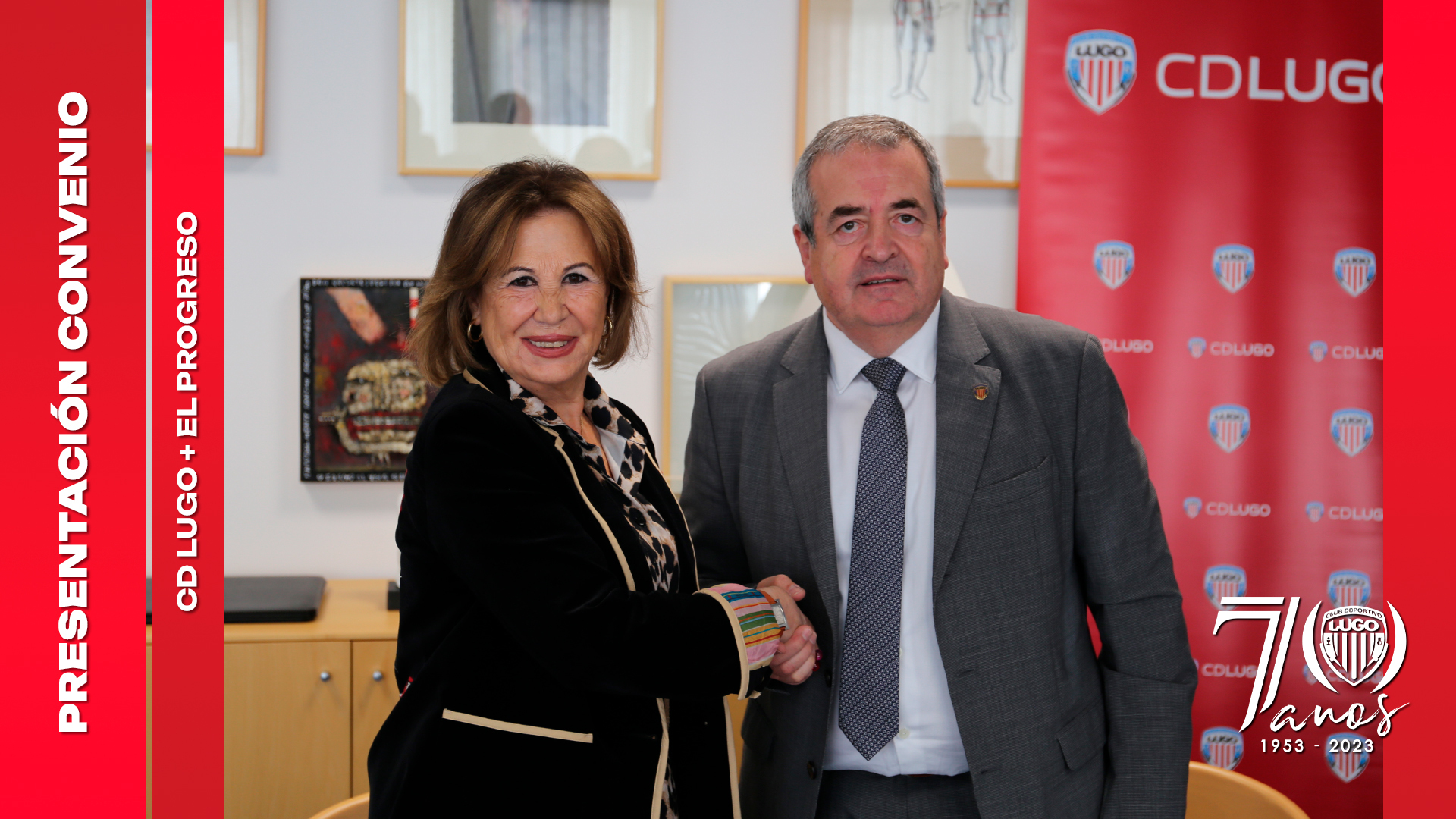 Firma do convenio CD Lugo - El Progreso 23/24 (23/11/23) | CD Lugo ...