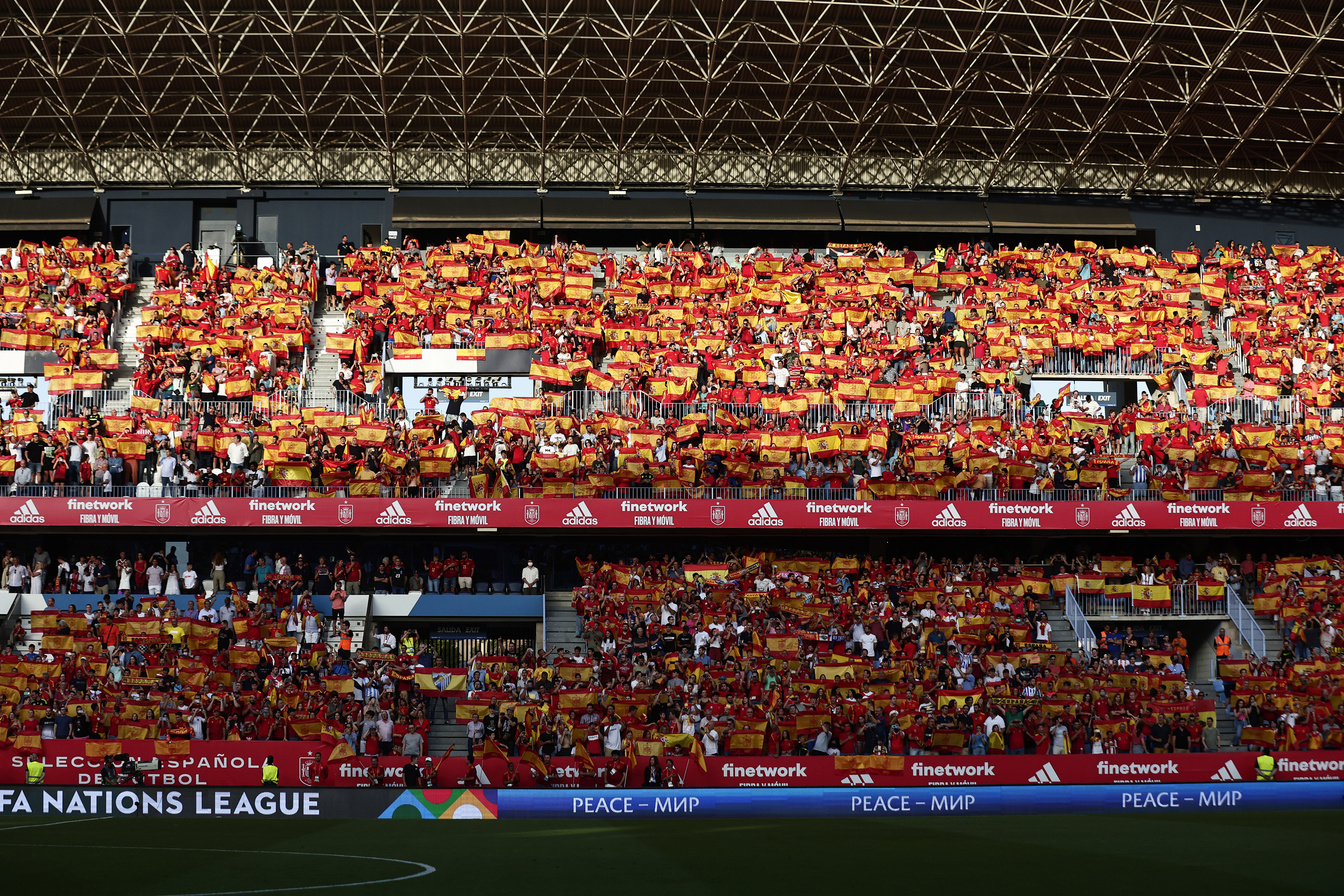 Cuando juega españa en la rosaleda