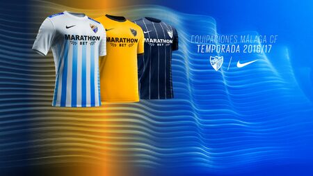 New kits now on sale online Malaga CF Web Oficial