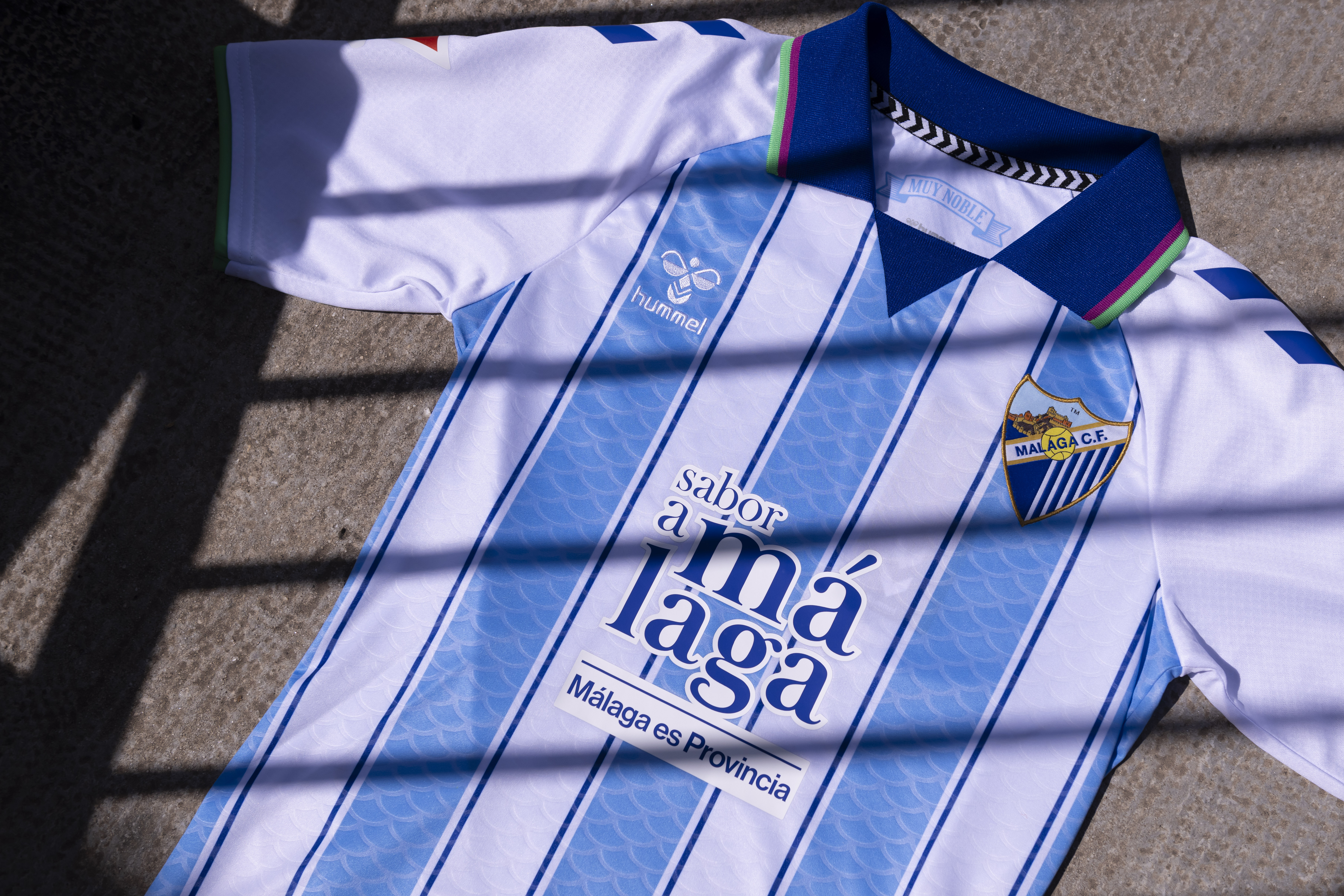 Málaga CF × Hummel: 2026/27 Home Kit official collaboration image