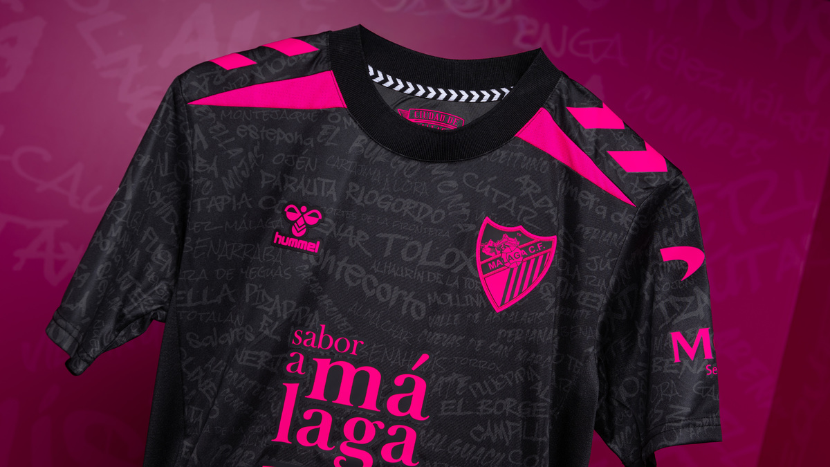 Málaga CF × Hummel: 2026/27 Third Kit official collaboration image