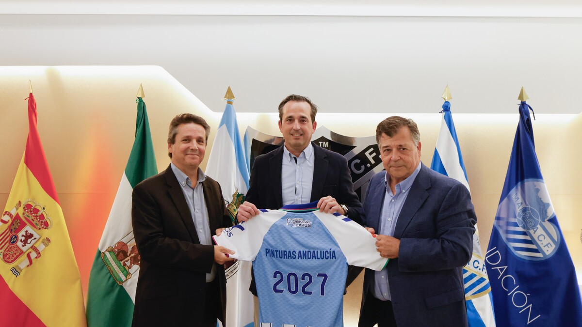 Pinturas Andalucía continues as a sponsor of Málaga CF