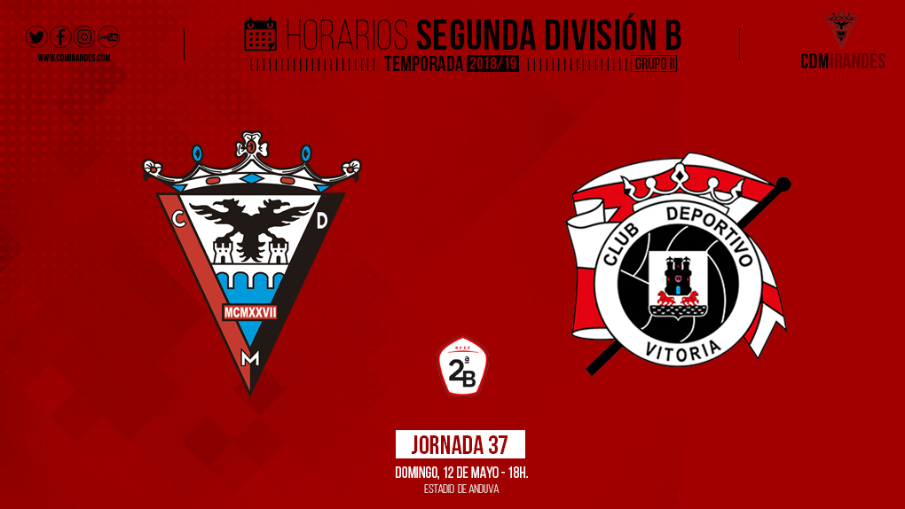 Horario unificado en Segunda División B para las jornadas 37 y 38 | CD  Mirandés | Web Oficial