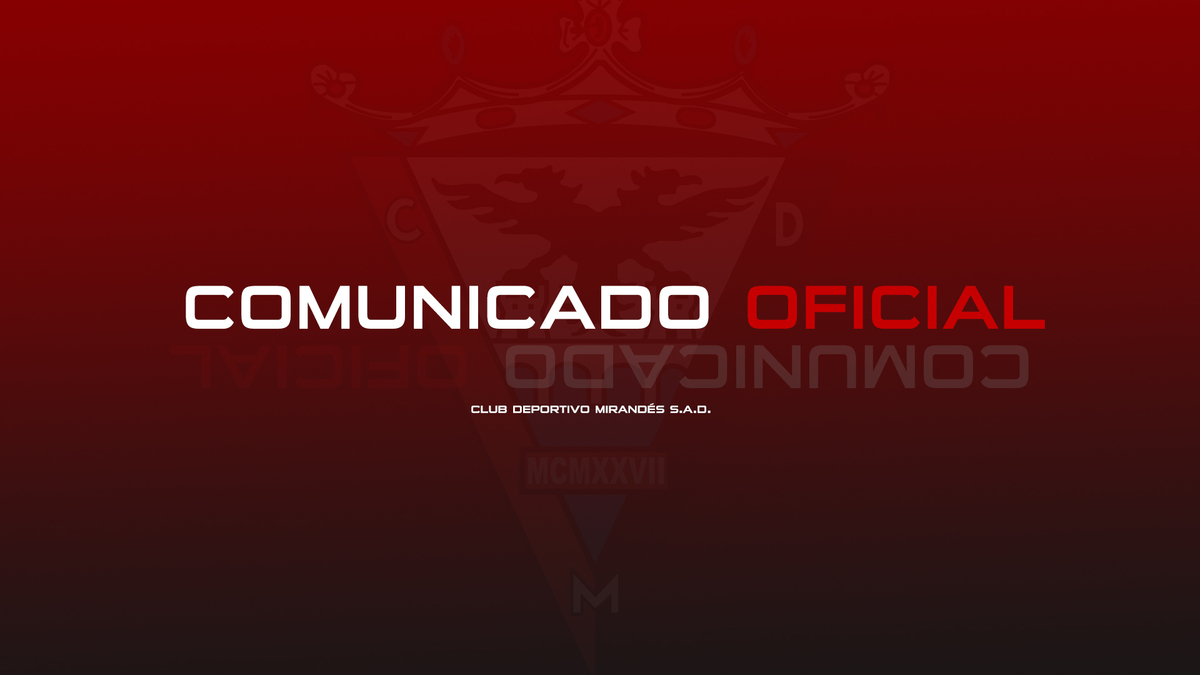 OFFICIAL STATEMENT, CLUB DEPORTIVO MIRANDÉS SAD
