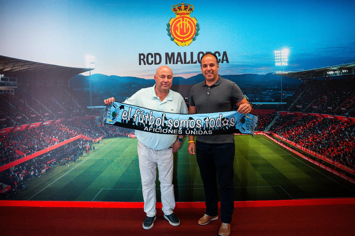 El RCD Mallorca recibe a Pep Hidalgo, nuevo presidente de Aficiones ...