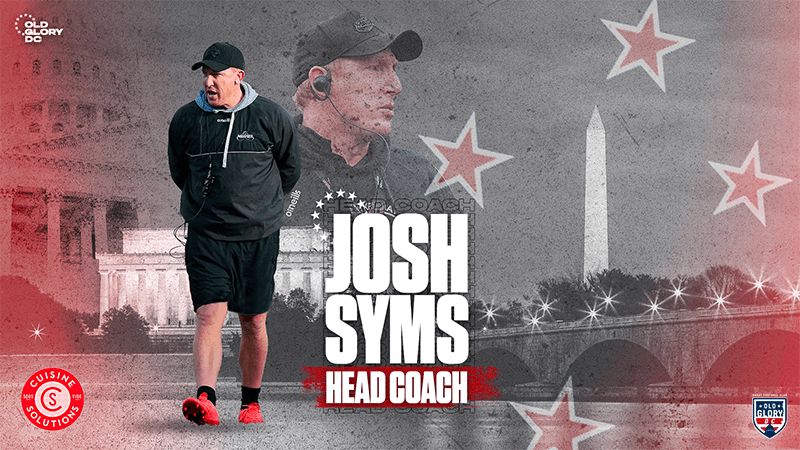 Old Glory DC Appoints New Head Coach Joshua (“Josh”) Syms