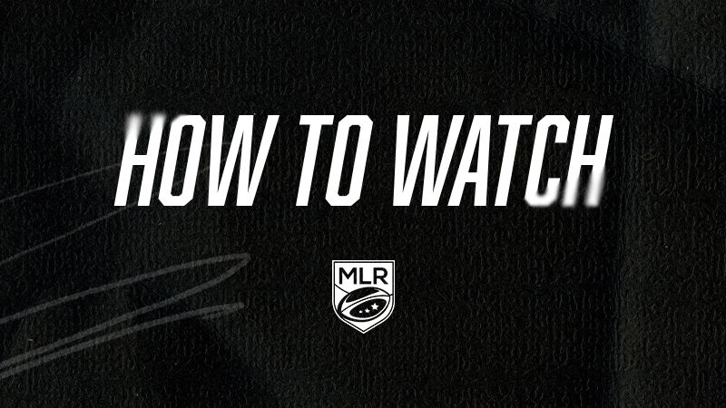 How To Watch: April 12-13 | Major League Rugby
