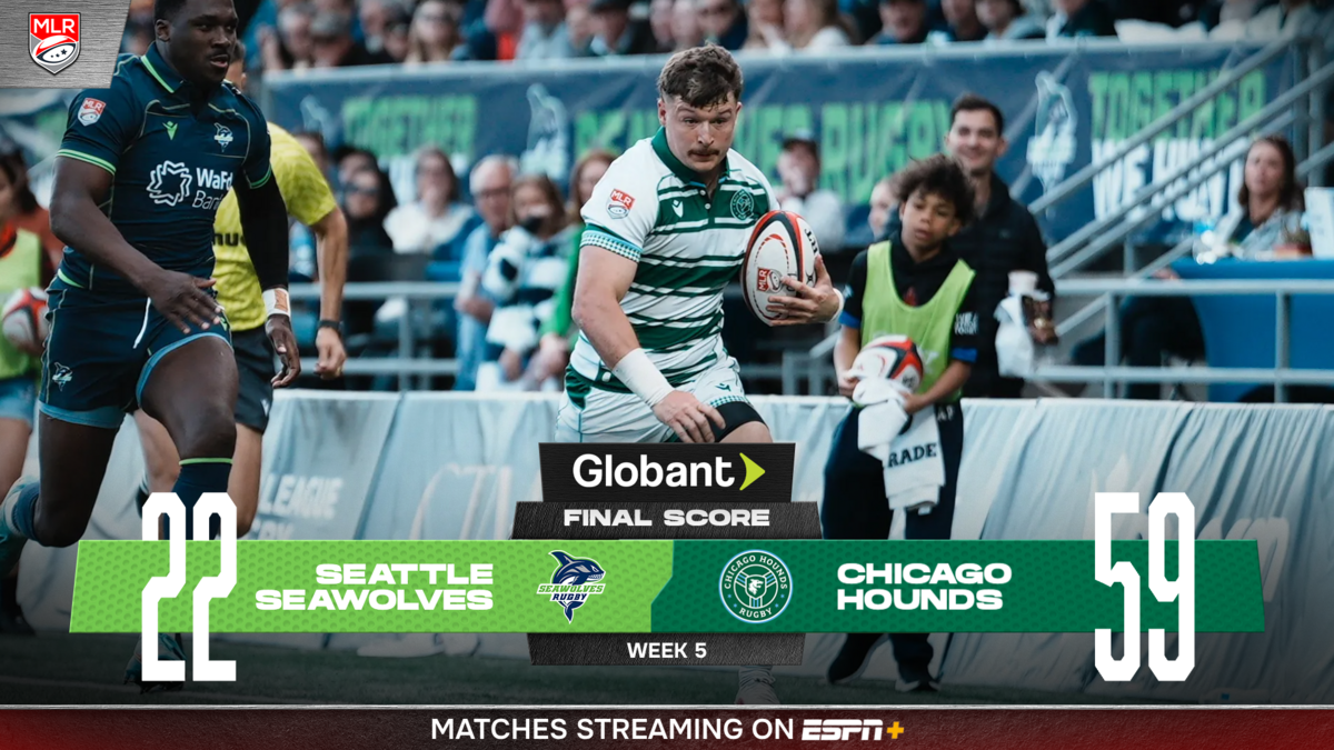 Hounds Score 59 Points in Win over Seawolves | Major League Rugby