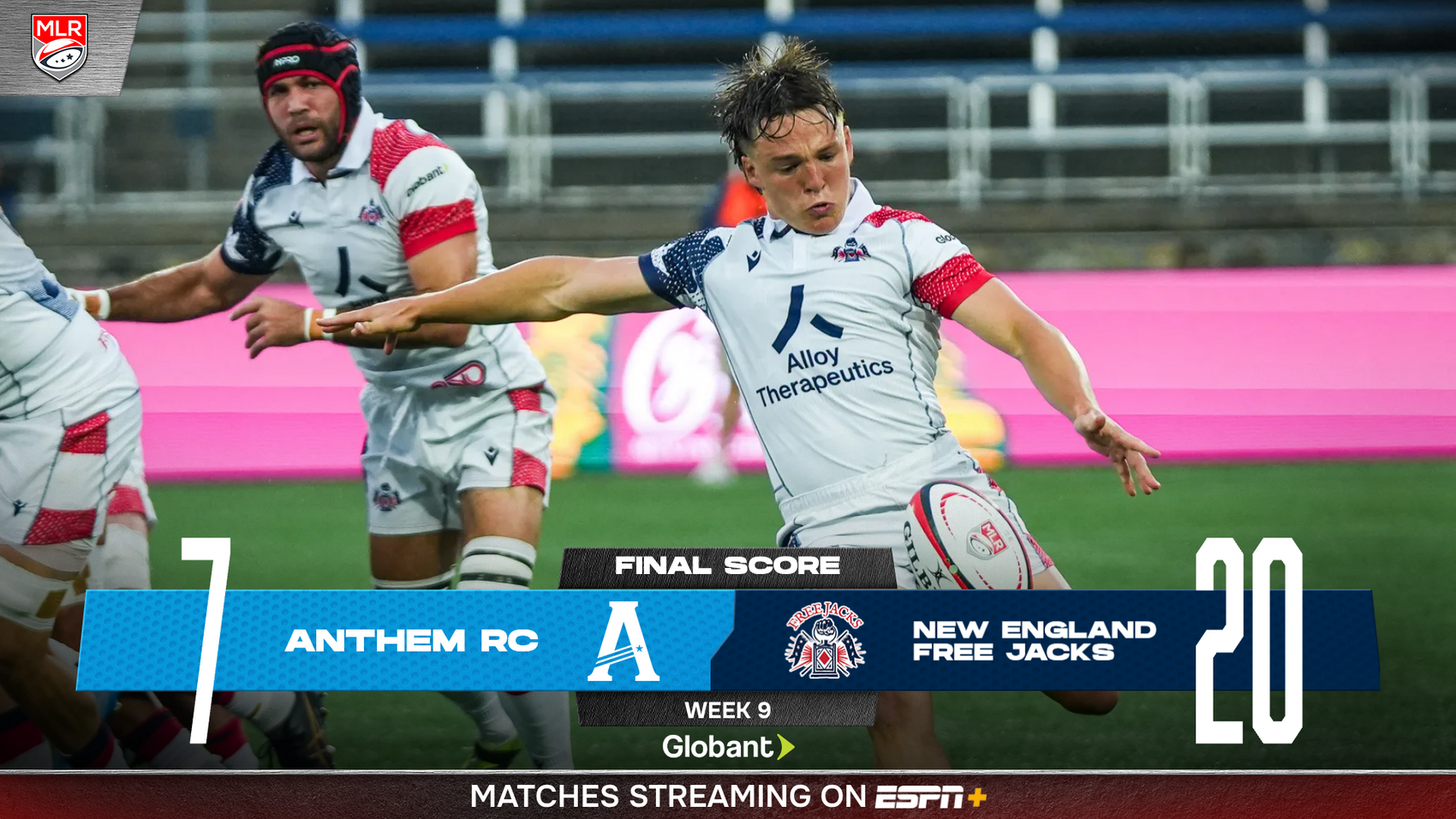 New England Free Jacks 20–7 Anthem RC | Major League Rugby