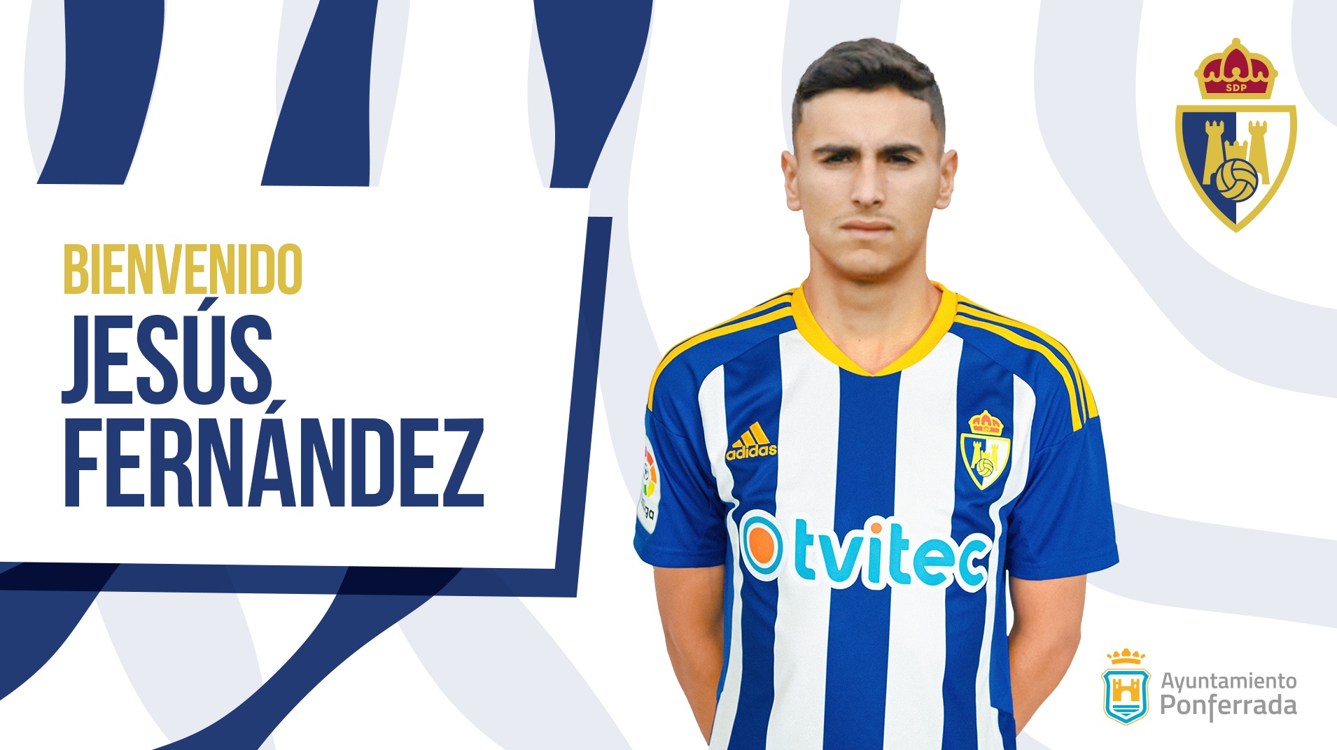 Jesús Fernández nuevo jugador de la SD Ponferradina SD Ponferradina
