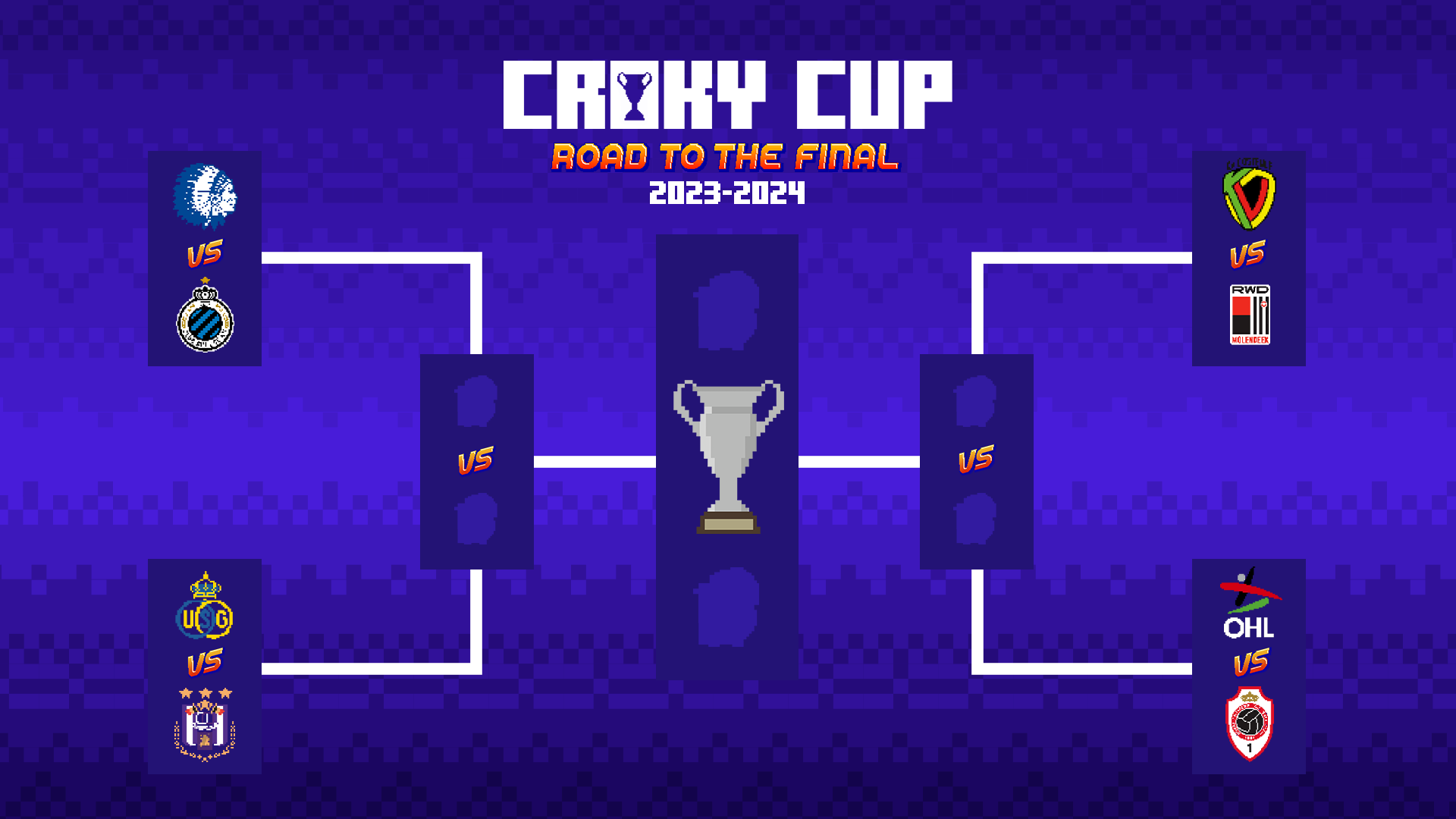 De Croky Cup-loting is bekend, RSC Anderlecht tegenover Standard