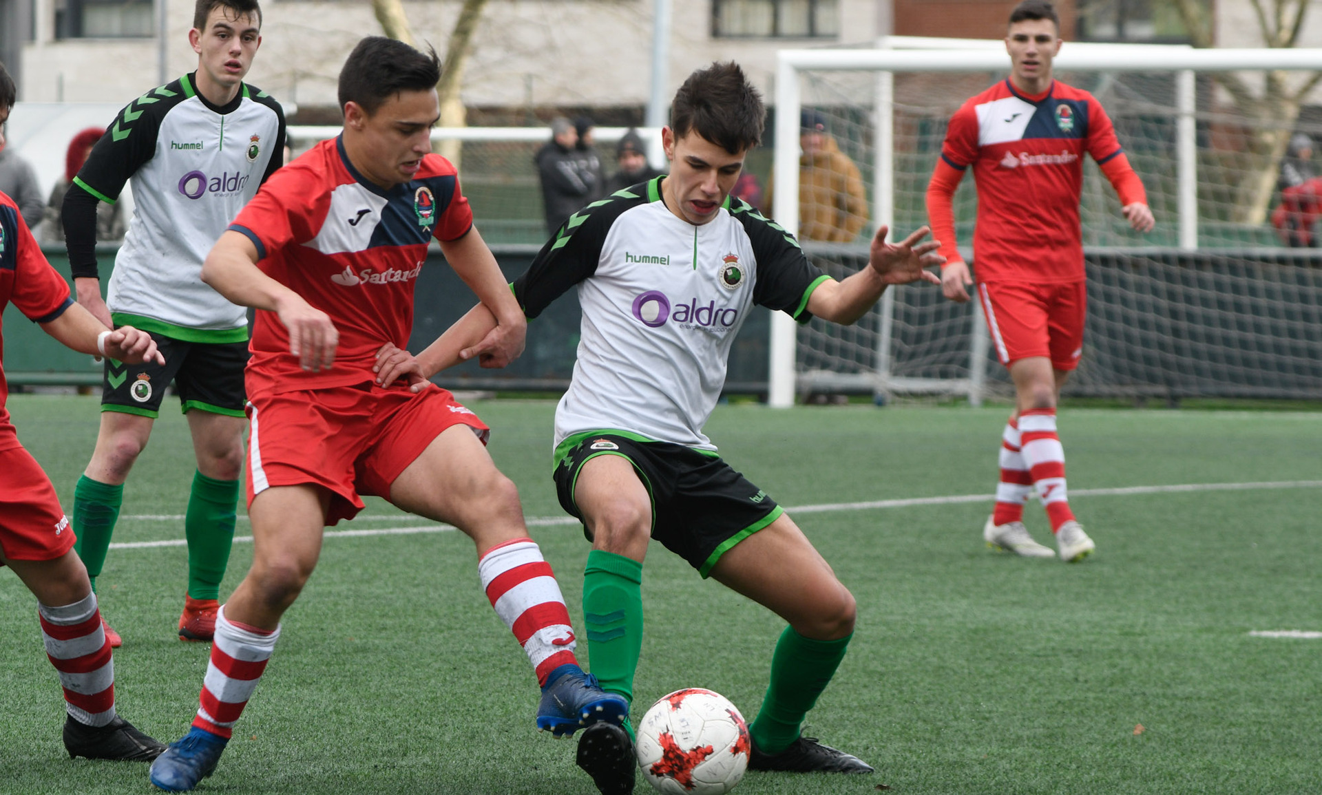 El Juvenil B racinguista despide el curso como campeón del Grupo XVII ante  el Club Deportivo Tropezón, Real Racing Club