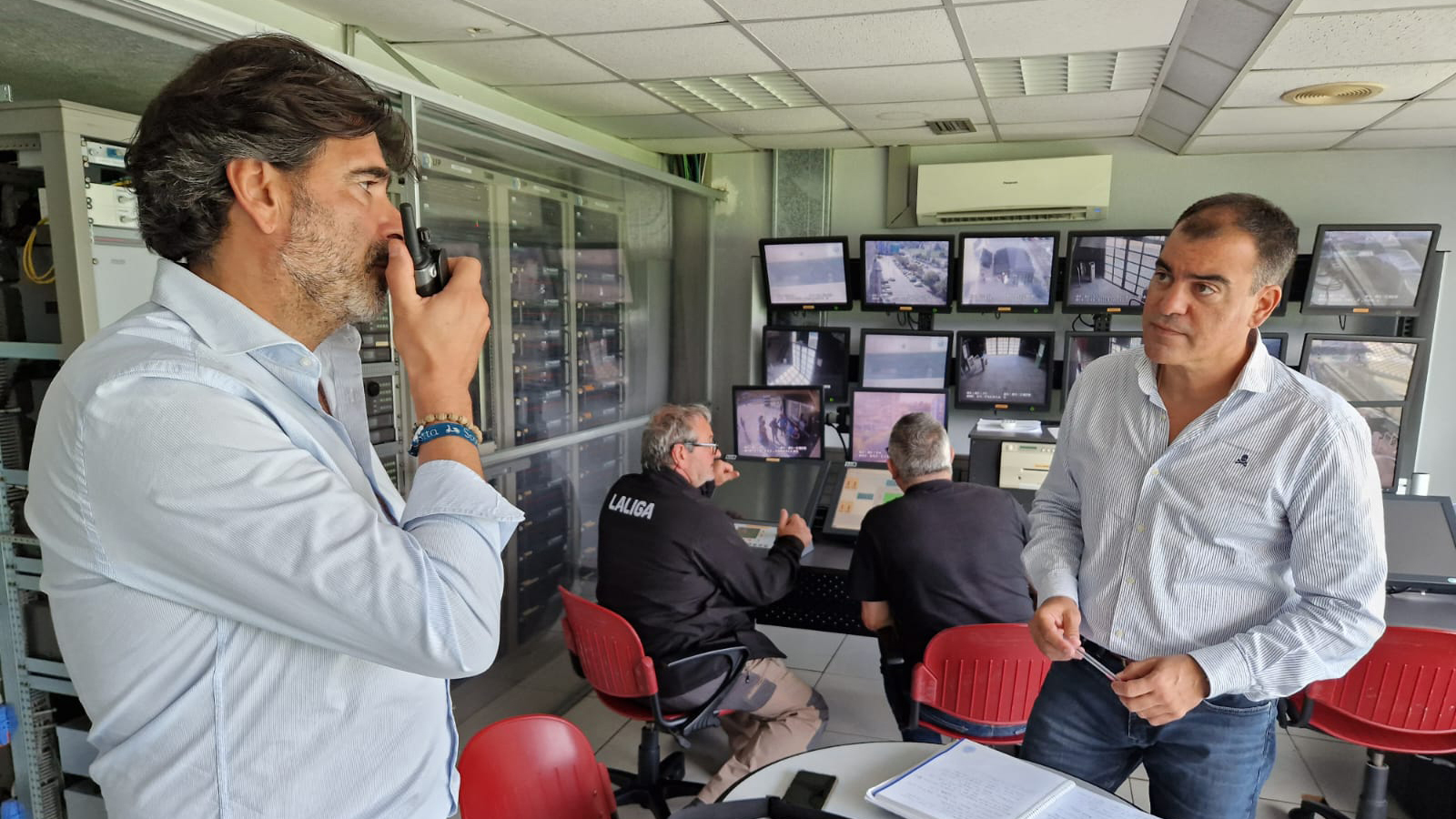 LaLiga, el Racing y las autoridades avanzan en el Plan de Autoprotección de El Sardinero