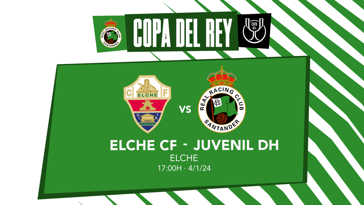 El Juvenil A racinguista se medirá al Elche CF el jueves, 4 de enero, a ...
