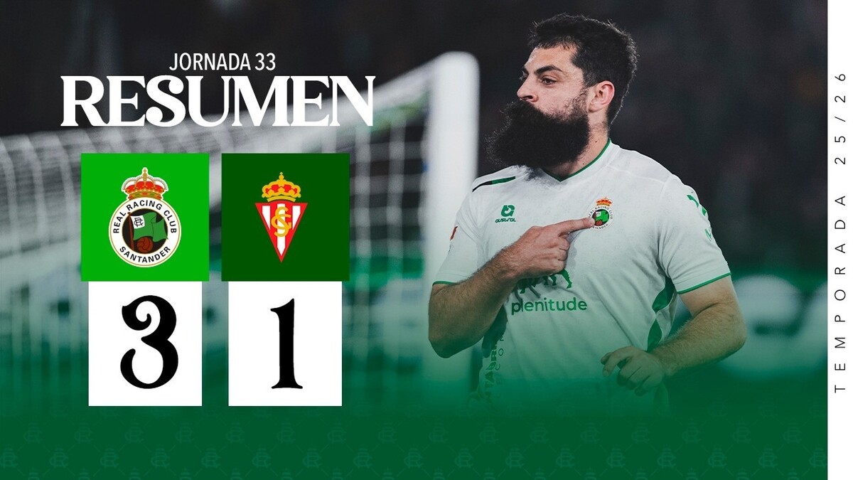 RESUMEN ı Real Racing Club 3-1 Real Sporting ı Jornada 33 | Temporada ...