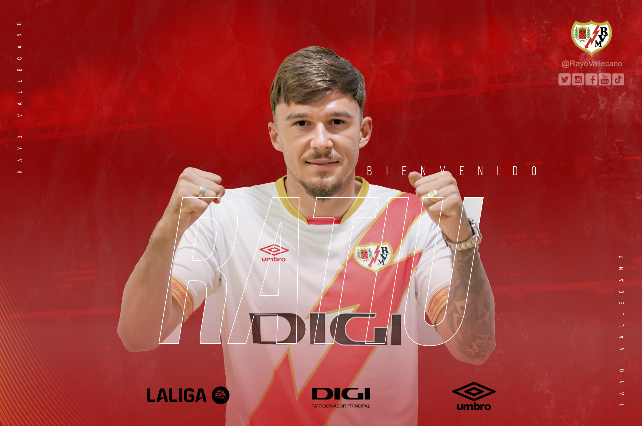 Ratiu, nuevo jugador del Rayo Vallecano | Rayo Vallecano | Web Oficial