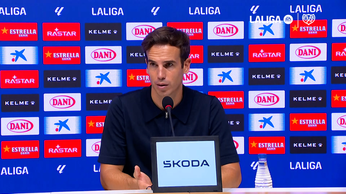 Rueda de prensa de Íñigo Pérez tras el RCD Espanyol 2 - Rayo Vallecano ...