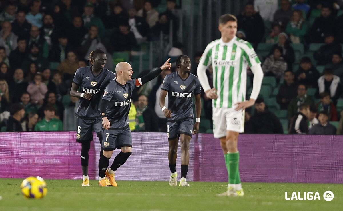 Real Betis 1 - Rayo Vallecano1 en la jornada 18 de LaLiga EA Sports ...