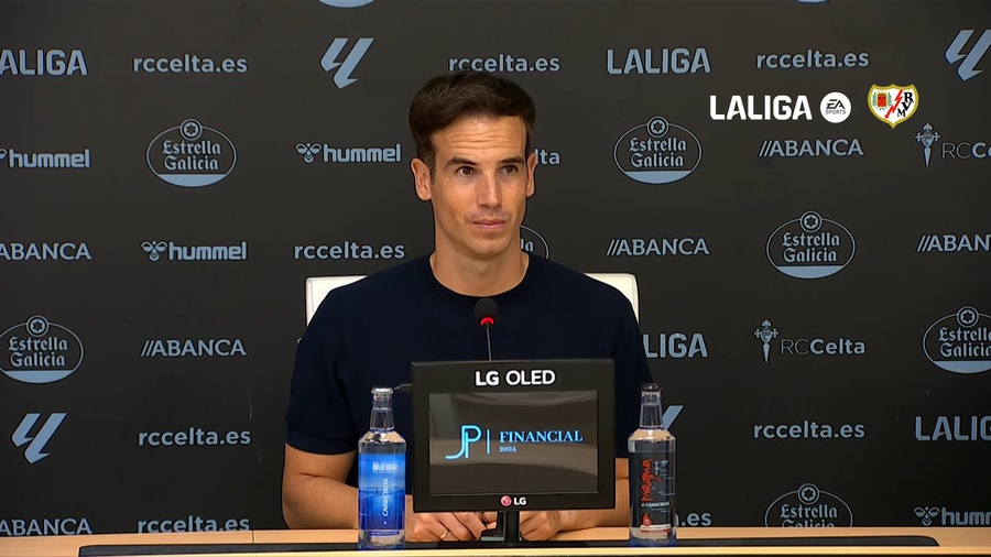 Rueda de prensa de Íñigo Pérez tras el RC Celta 1 - Rayo Vallecano 2 de la jornada 37 de LaLiga EA Sports 2024-25. | Rayo Vallecano | Web Oficial